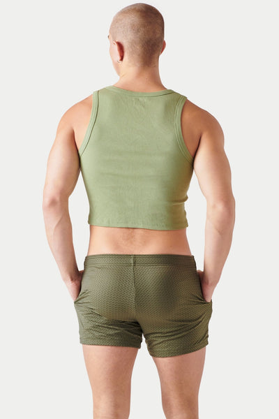3 Pack Ribbed Crop Tank - AWRY