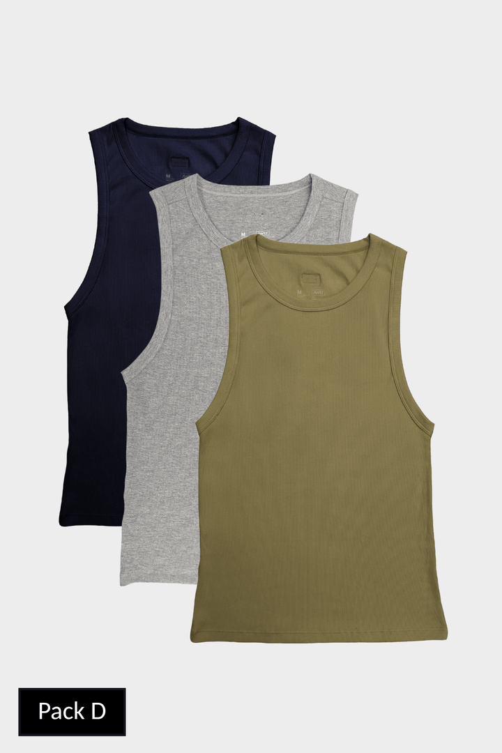 3 Pack RIBBED Tank - AWRY