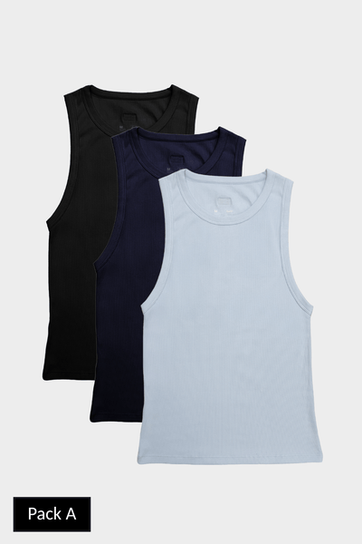 3 Pack RIBBED Tank - AWRY