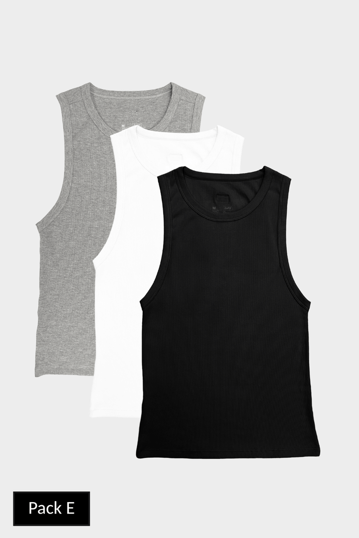 3 Pack RIBBED Tank - AWRY