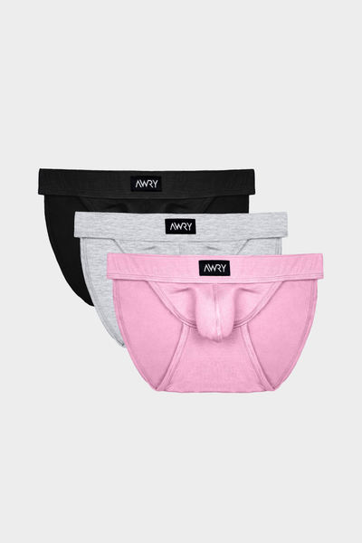 3 Pack SHOWCASE Tanga Briefs - AWRY
