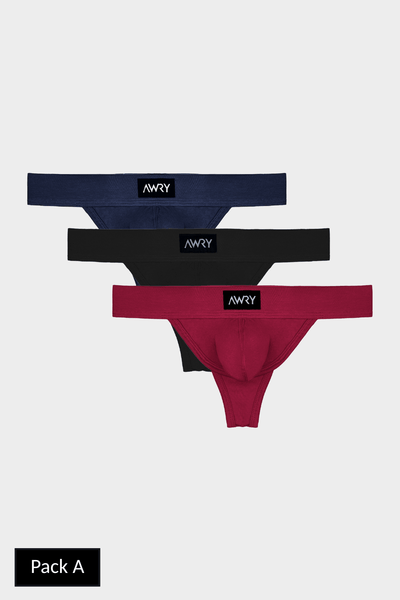 3 Pack SHOWCASE Thong - AWRY