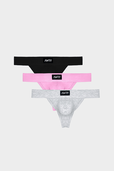 3 Pack SHOWCASE Thong - AWRY