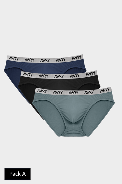 3 Pack SIGNATURE Slip Briefs - AWRY