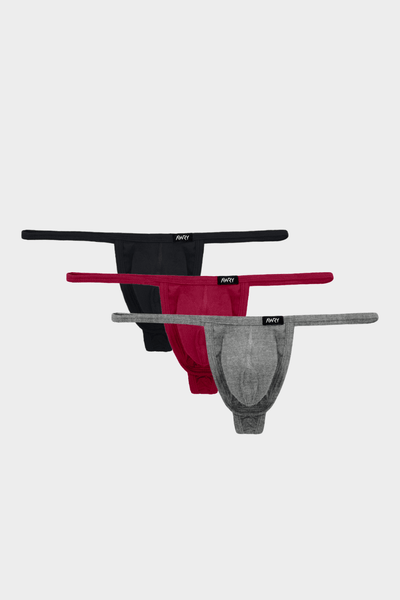 3 Pack SIGNATURE String Thong - AWRY