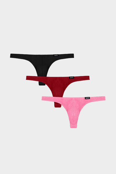 3 Pack TEASE Thong - AWRY