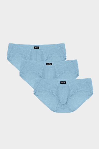 3 Pack TEXTURE Briefs - AWRY
