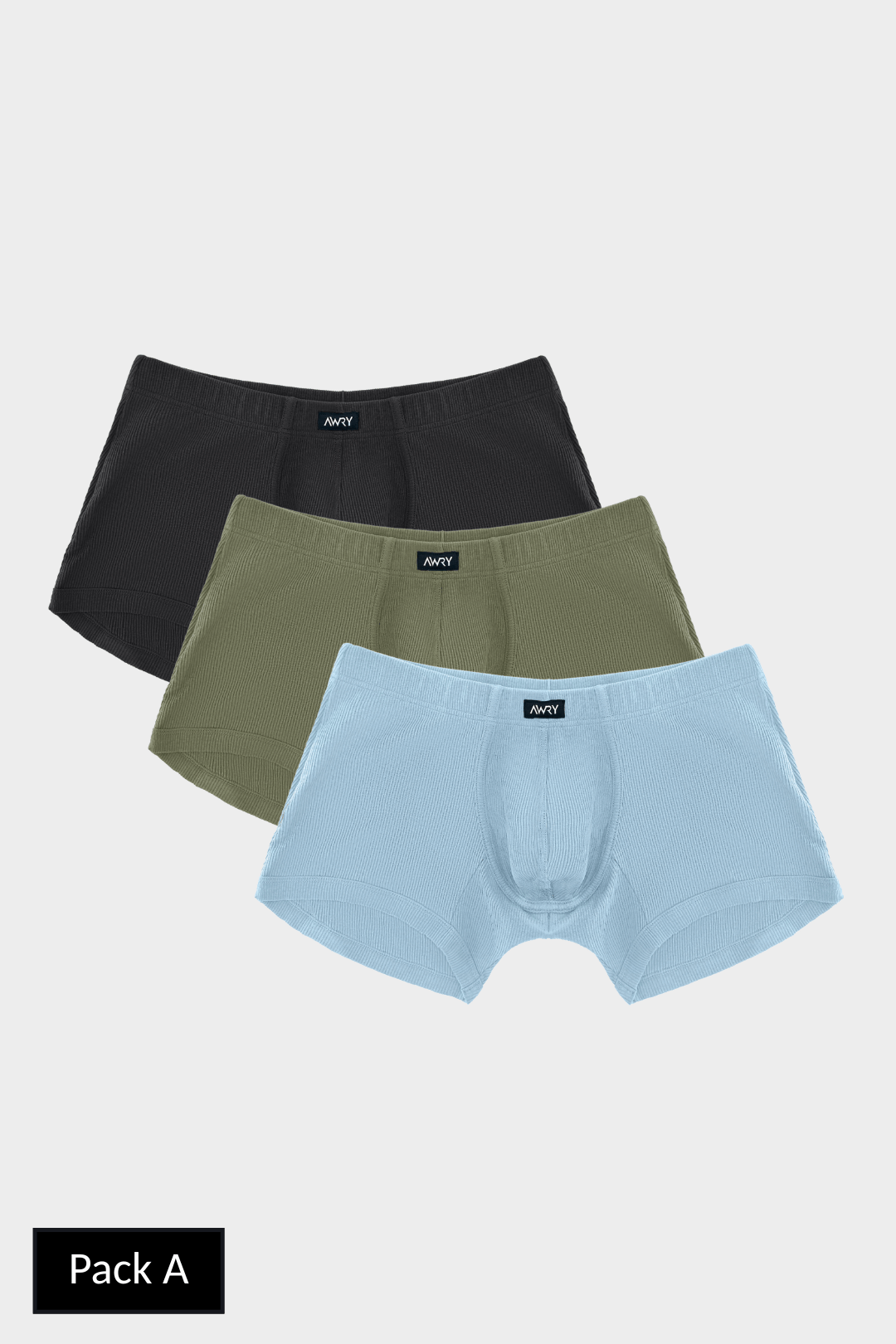 3 Pack TEXTURE Trunks - AWRY