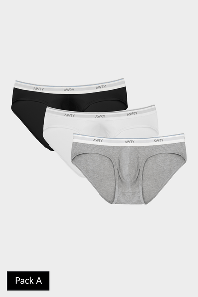 3 Pack THROWBACK Briefs - AWRY