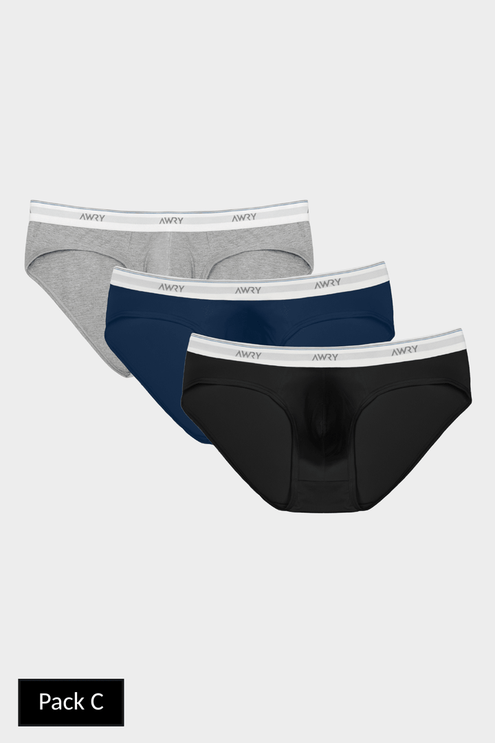 3 Pack THROWBACK Briefs - AWRY