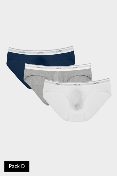 3 Pack THROWBACK Briefs - AWRY