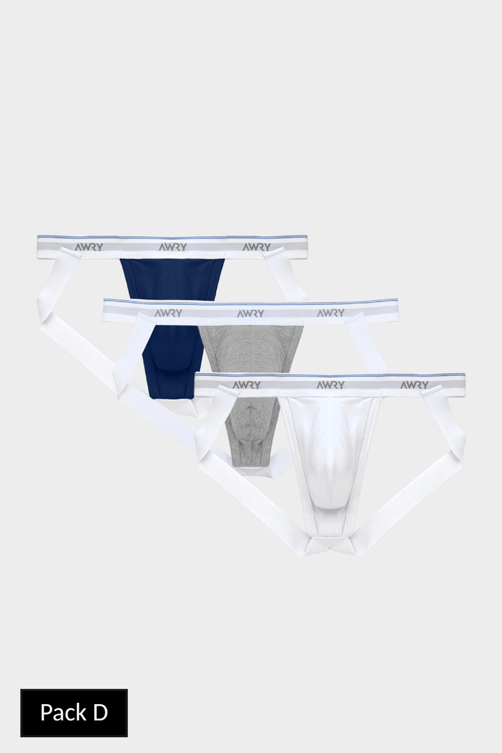 3 Pack THROWBACK Jock Thong - AWRY