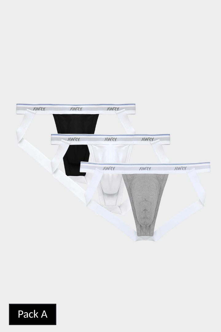 3 Pack THROWBACK Jock Thong - AWRY
