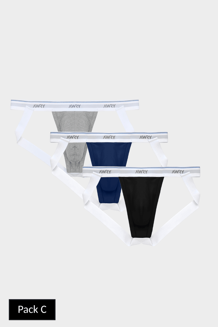 3 Pack THROWBACK Jock Thong - AWRY