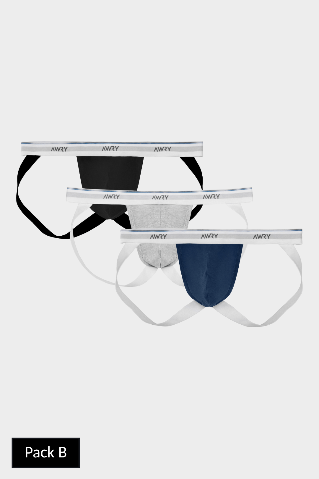 3 Pack THROWBACK Jockstrap - AWRY