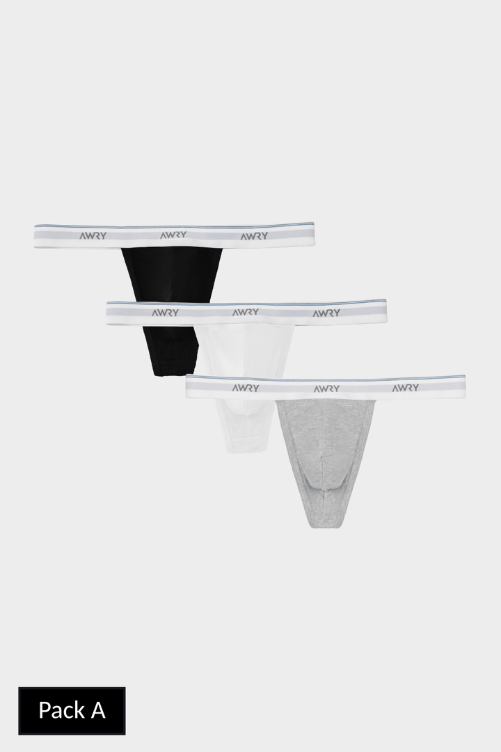 3 Pack THROWBACK Thong - AWRY