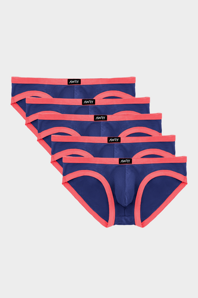 5 Pack CONTRAST Briefs