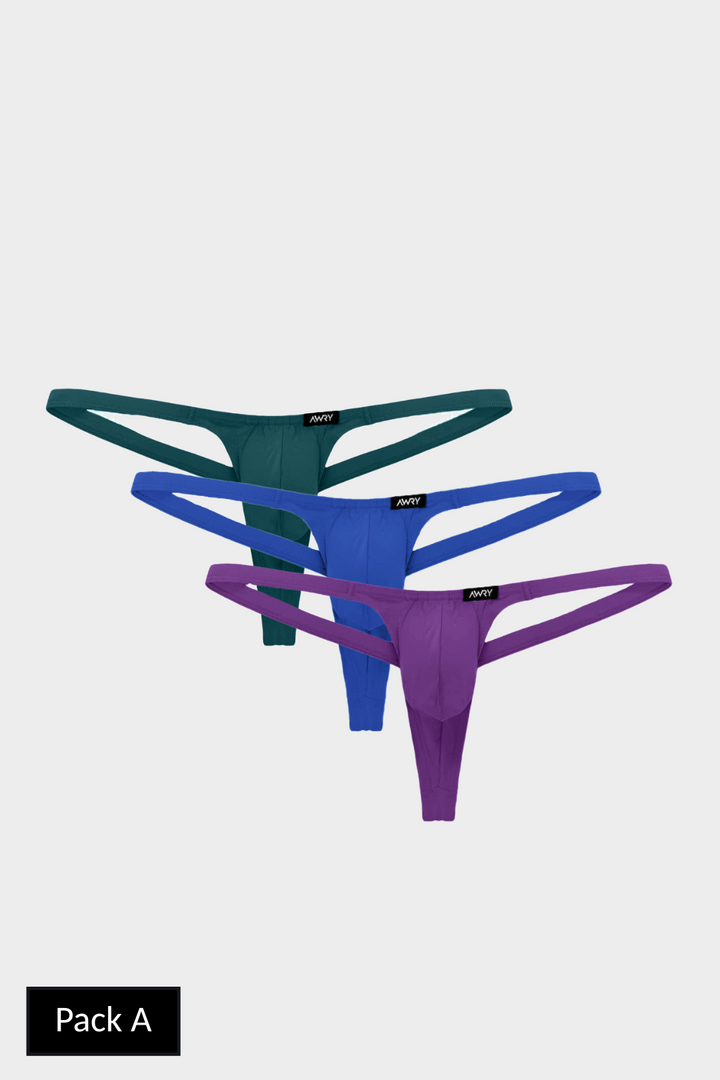 3 Pack PULSE V-String Thong