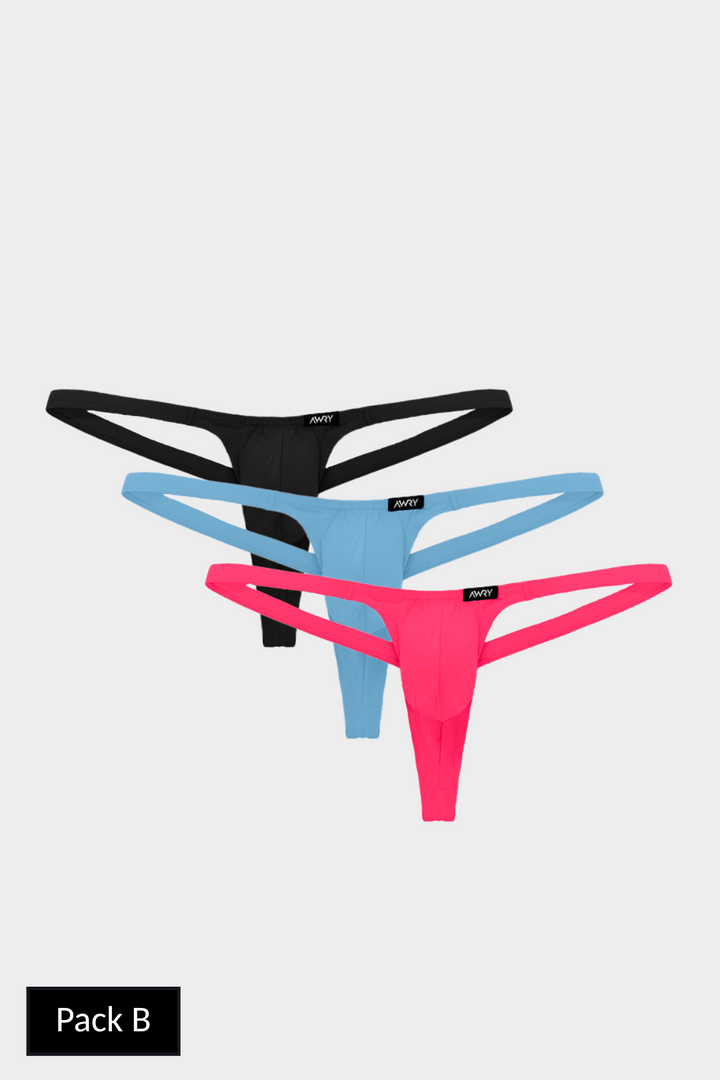 3 Pack PULSE V-String Thong