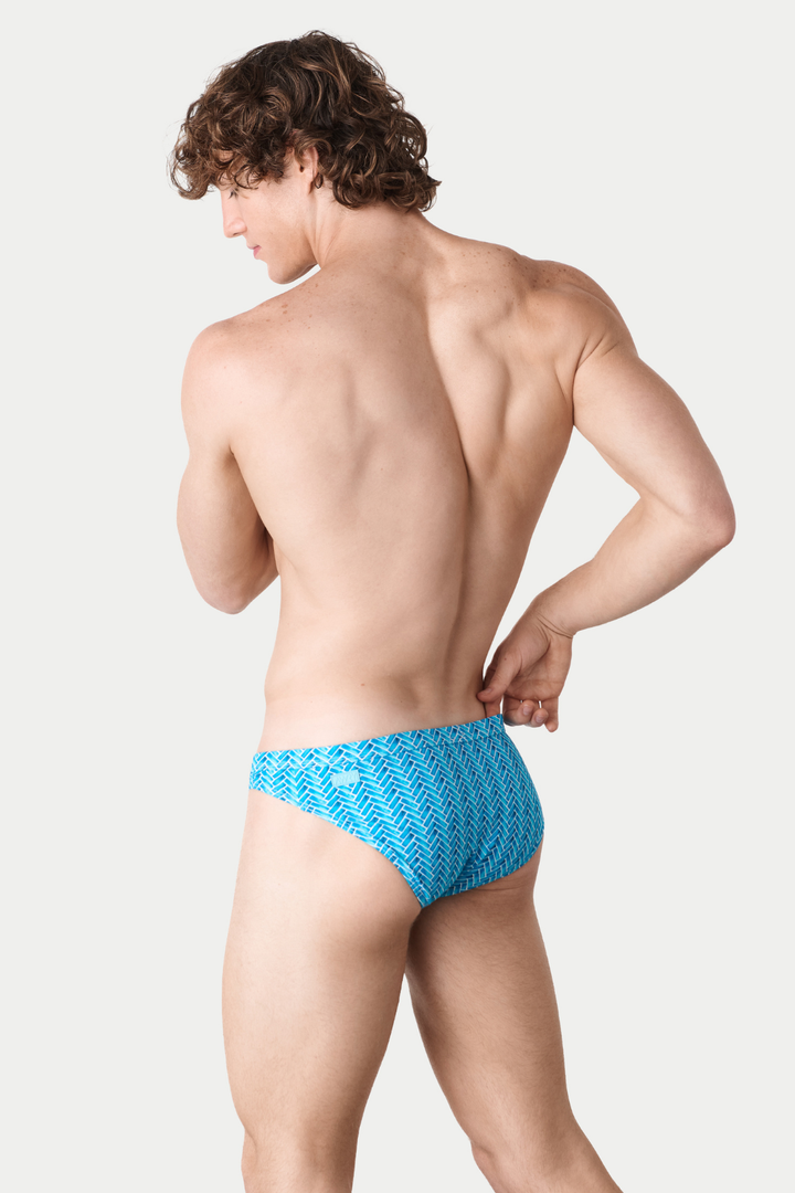 ICON Contour Swim Brief - Herringbone
