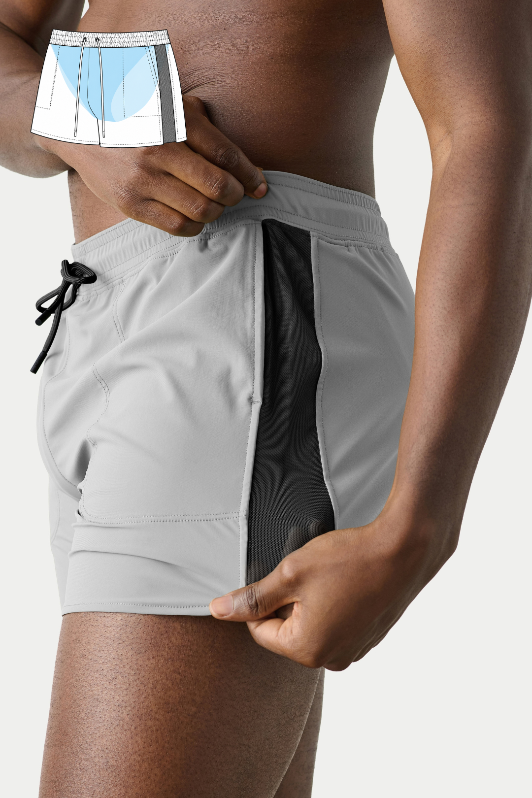 EDGE Shorts - Steel