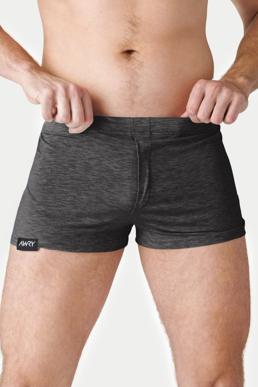 FUSION Jock Boxers - Dark Heather Gray
