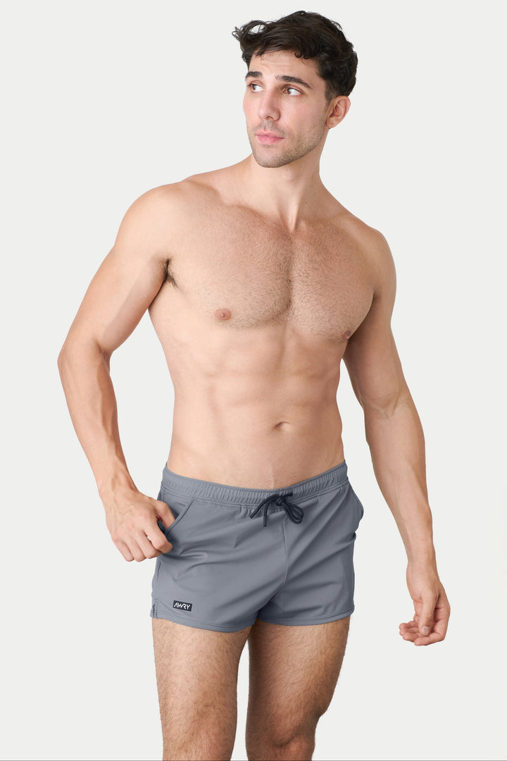 "Oops" HYBRID Shorts - Iron Gray