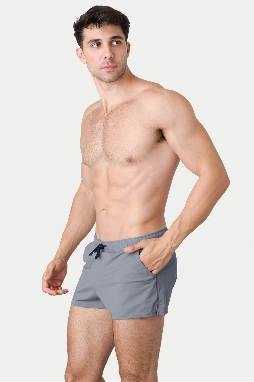 "Oops" HYBRID Shorts - Iron Gray