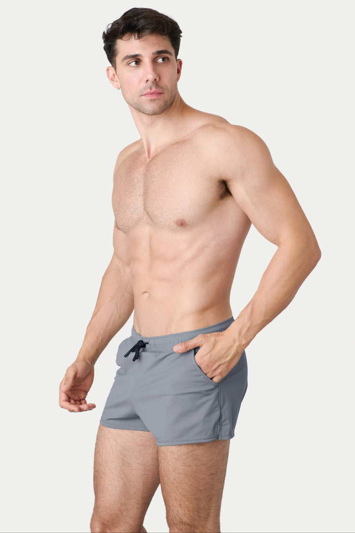 "Oops" HYBRID Shorts - Iron Gray