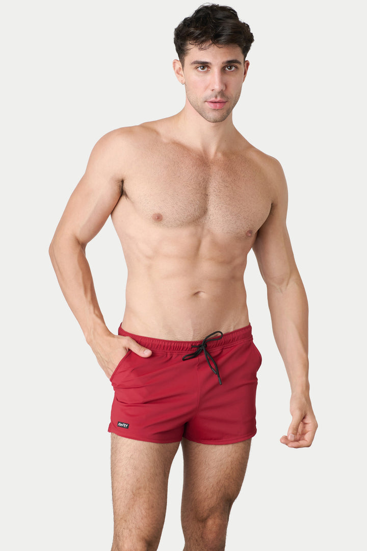 HYBRID Shorts - Ruby
