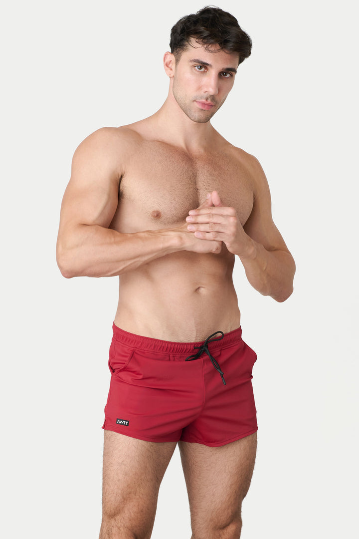 HYBRID Shorts - Ruby