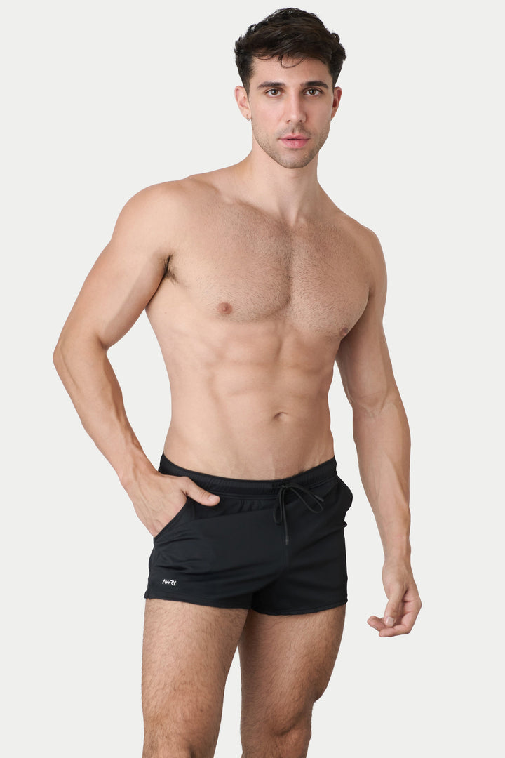 "Oops" HYBRID Shorts - Black