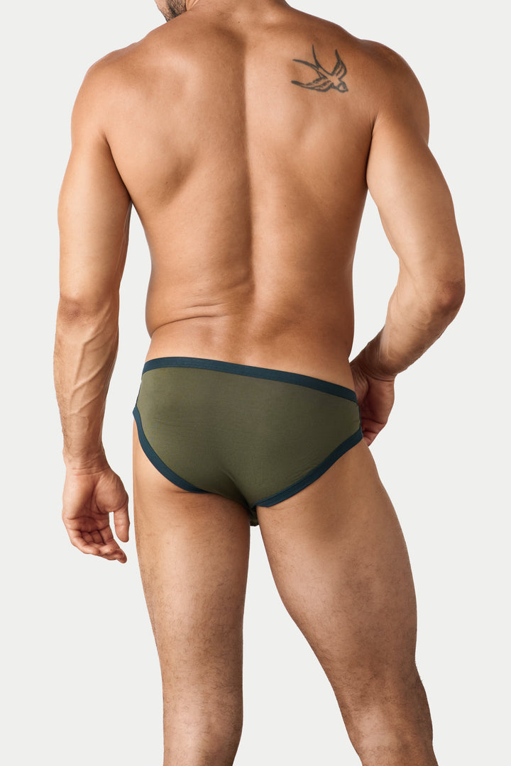 AURA Briefs - Army Green