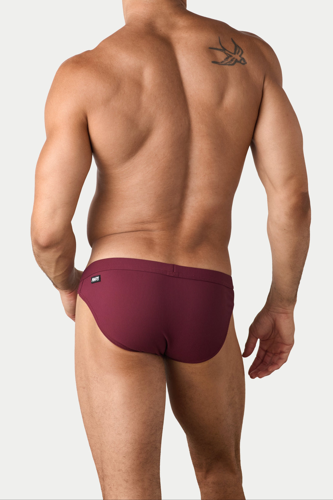 OASIS Contour Swim Brief - Maroon