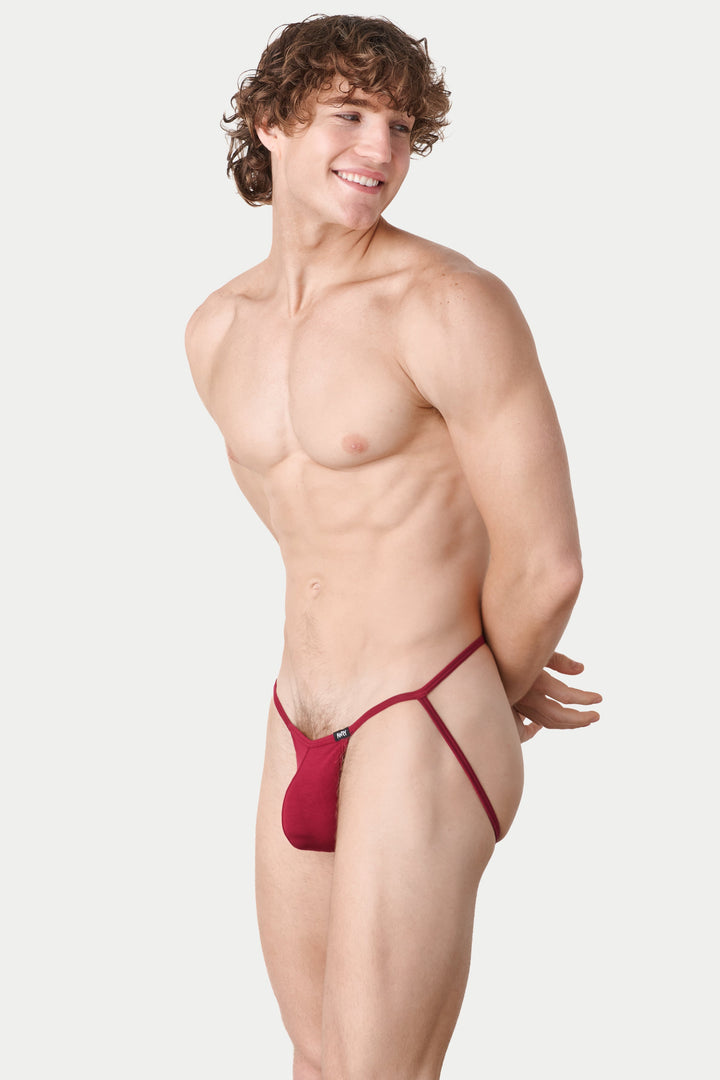 ESSENTIAL String Jockstrap - Burgundy