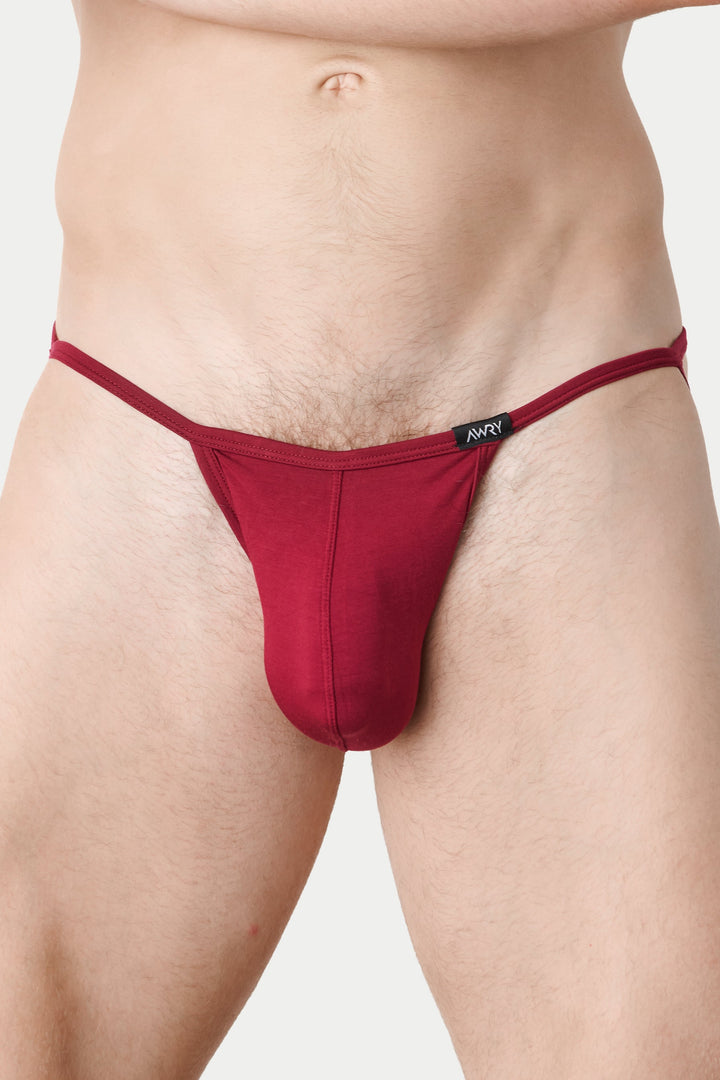 ESSENTIAL String Jockstrap - Burgundy