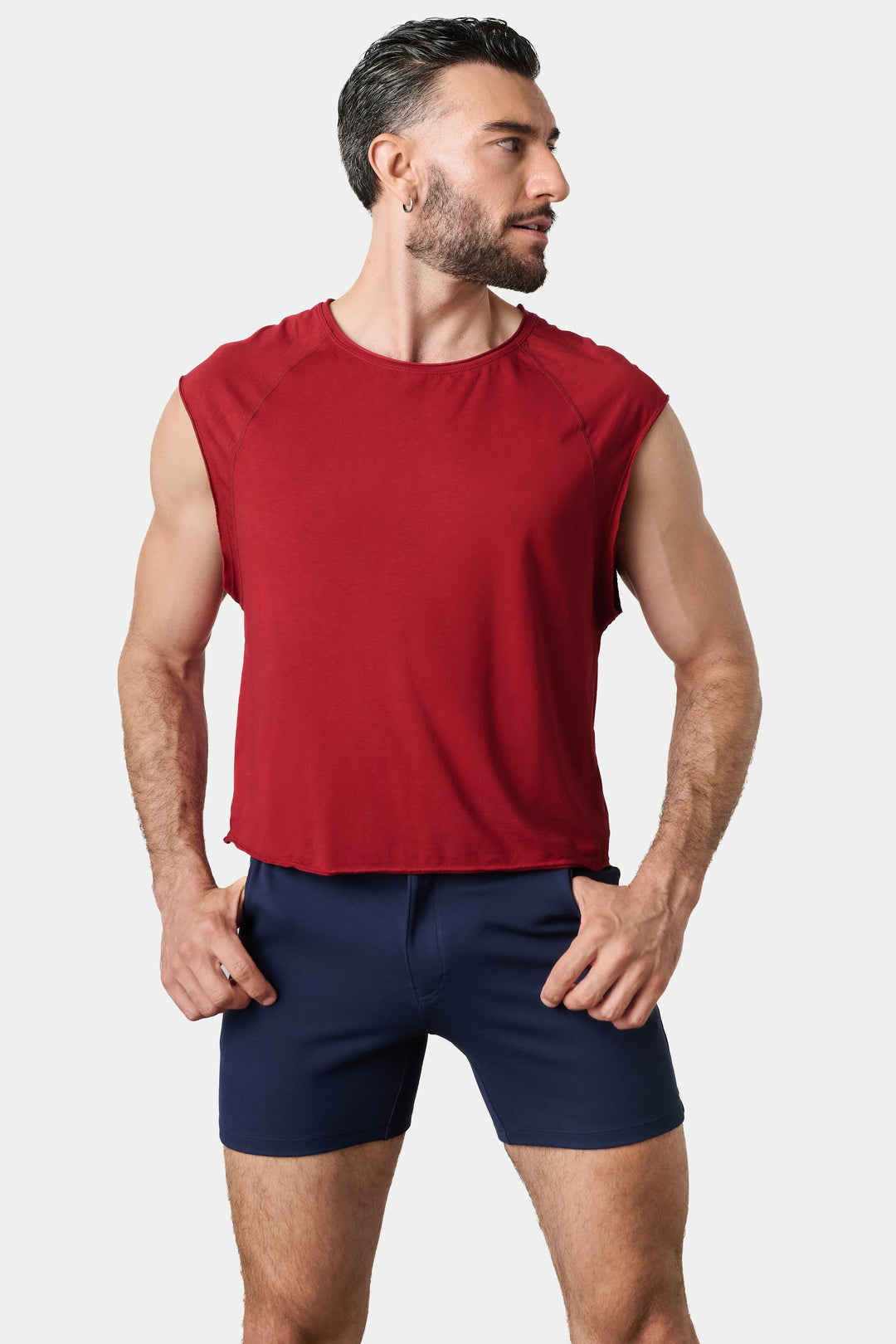 RAW Crop Tee V2 - Red