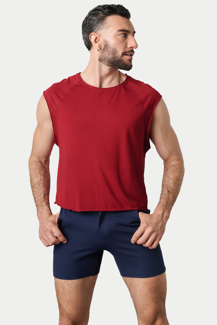 RAW Crop Tee V2 - Red