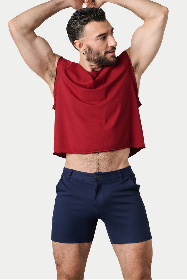RAW Crop Tee V2 - Red