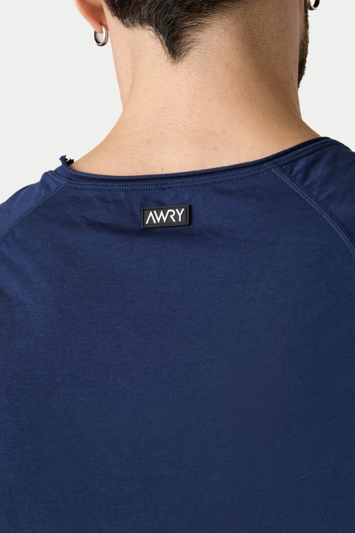 RAW Crop Tee V2 - Navy