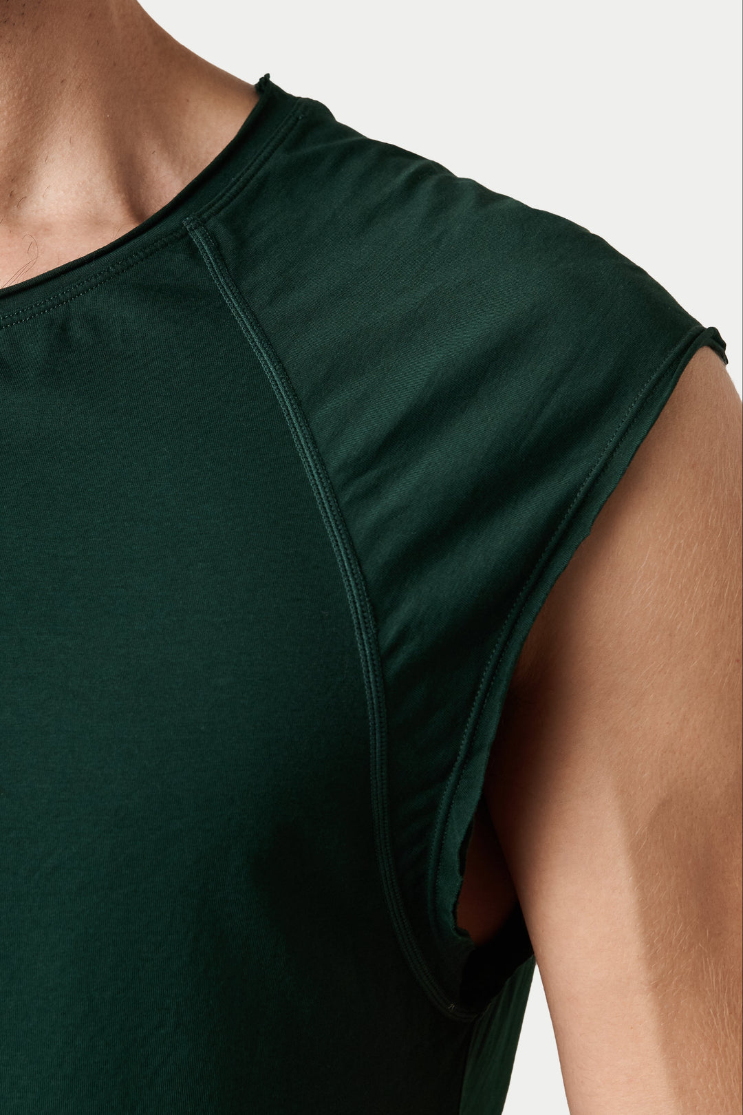 RAW Crop Tee V2 - Dark Green