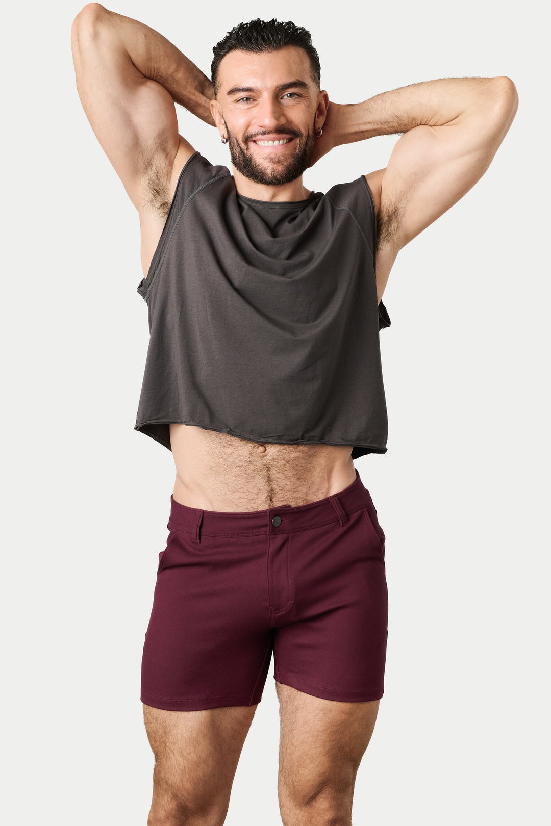 RAW Crop Tee V2 - Dark Gray