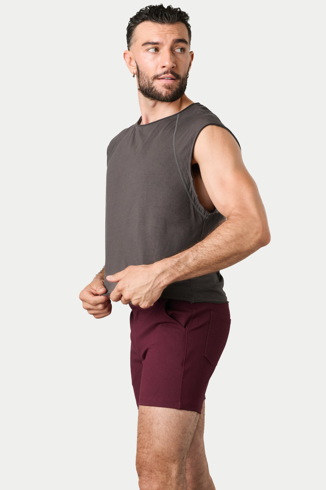 RAW Crop Tee V2 - Dark Gray