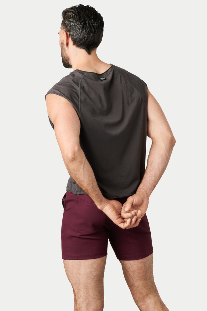 RAW Crop Tee V2 - Dark Gray