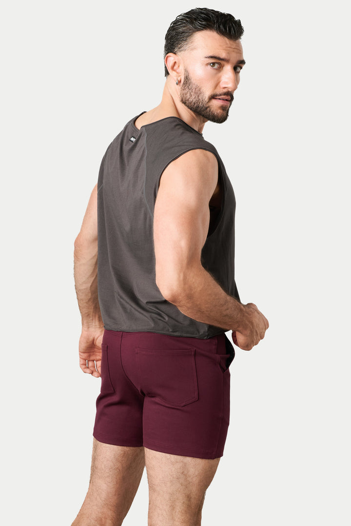 RAW Crop Tee V2 - Dark Gray