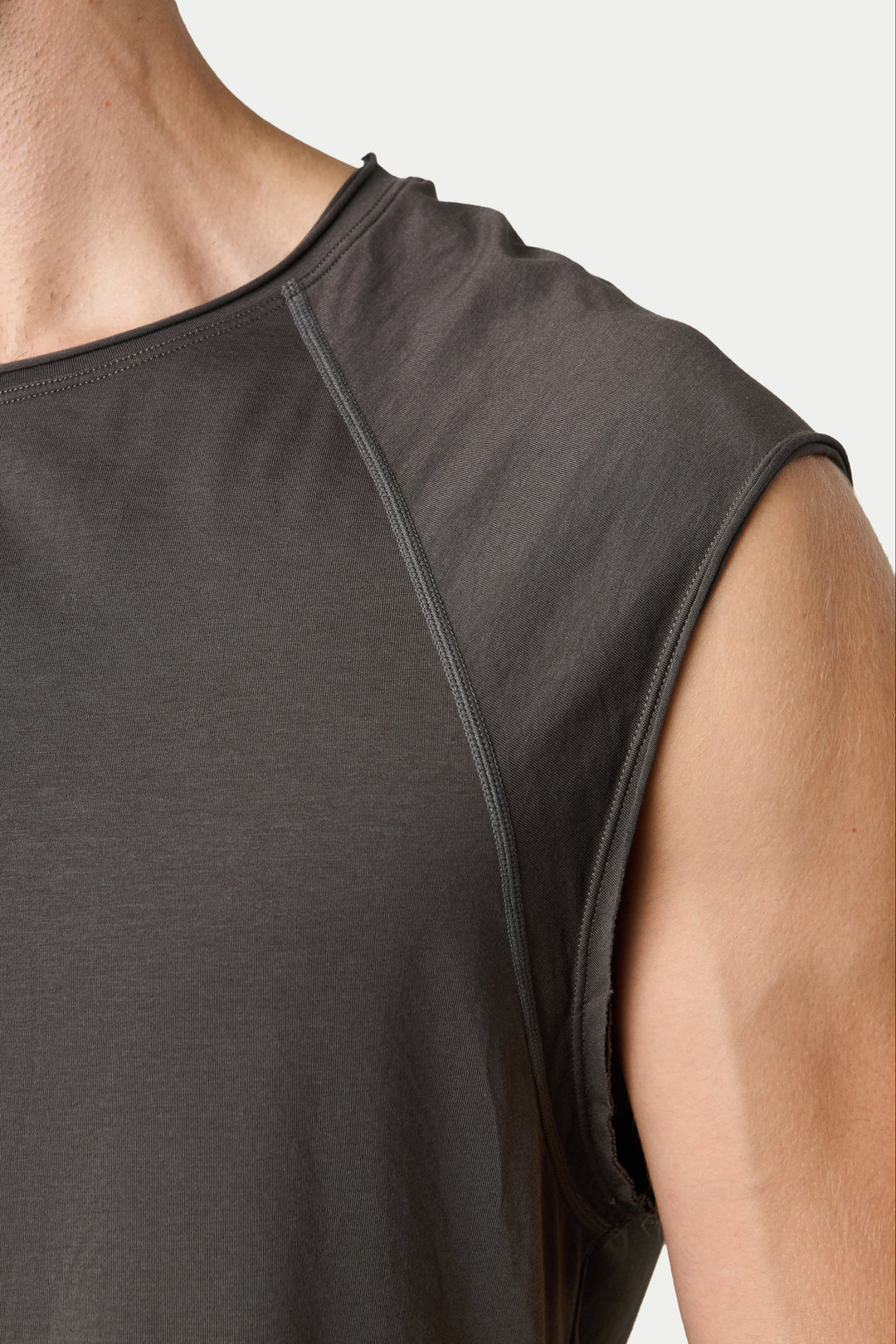RAW Crop Tee V2 - Dark Gray