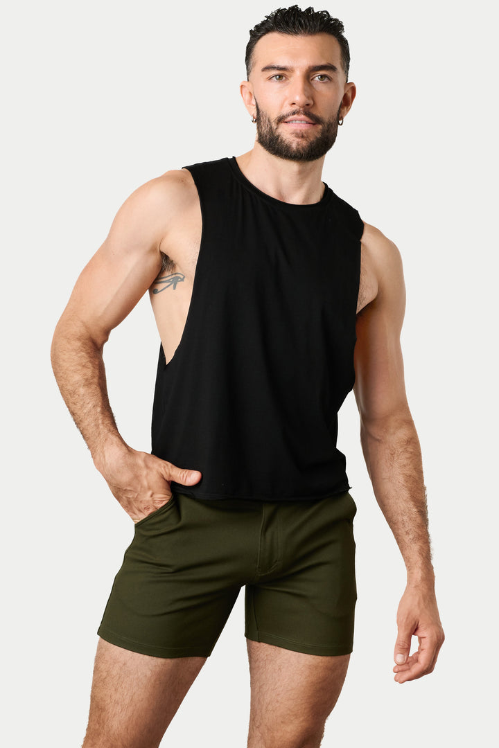 RAW Crop Tank V2 - Black