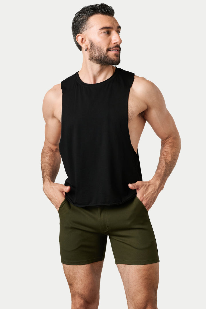 RAW Crop Tank V2 - Black
