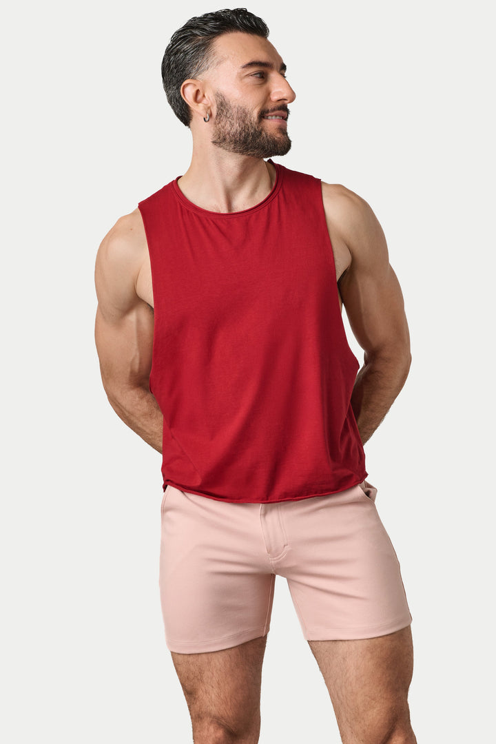 RAW Crop Tank V2 - Maroon
