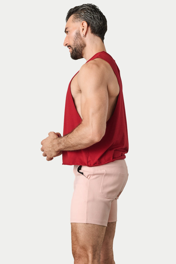 RAW Crop Tank V2 - Maroon